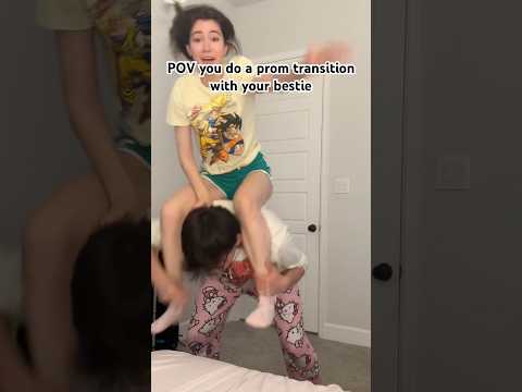 PROM TRANSITION!!😛😛 #ytshorts #prom #promdress #date #couple #shorts