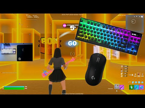 SteelSeries Apex Pro TKL Chill🤩 Satisfying Gameplay Keyboard Fortnite 240 FPS Smooth 4K