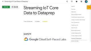 Streaming IoT Core Data to Dataprep