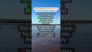 Looking to build income from your phone? This is your sign. #DailyIncomeOnline #WorkFromYourPhone