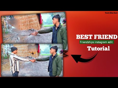 Instagram Trending Reel Alvida Pyare Dost,  Editing Tutorial In CapCut | Friendships Reel edit