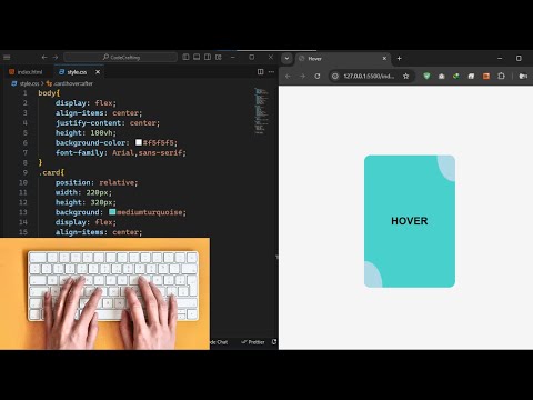 CodeCraft - Hover Effect with Html Css - Tutorial