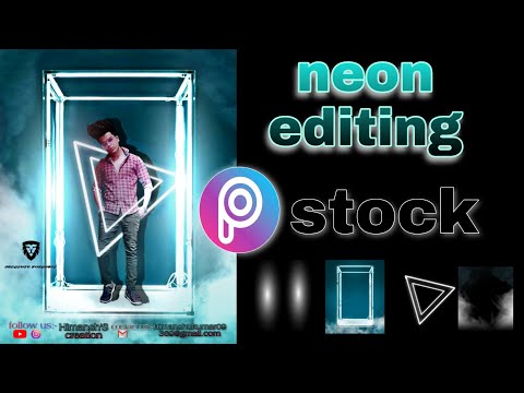 How to edit neon in picsart|| neon pic kaise edit Kare  || picsart tuturial