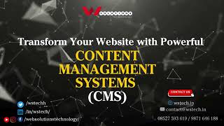 Unlocking Website Potential: Discover Our Expert CMS Solutions!#websolutionstechnologies