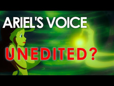 The Little Mermaid - Ariel's Voice Unedited