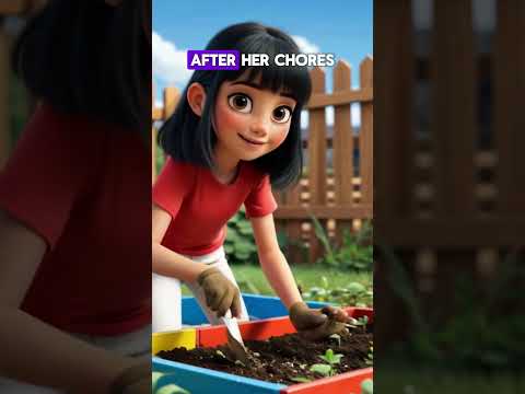 A girl in the farm #kids #learning