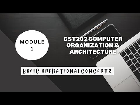 CST202 Basic Operational Concepts-Computer Organization & Architecture Module 1-KTU