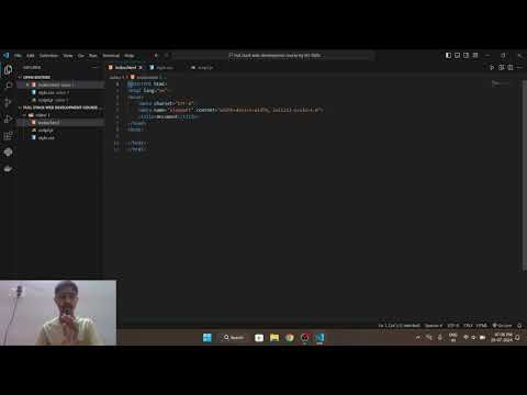 Working on HTML, CSS and JavaScript - Tutorial #8 | Full Stack Web Development 2025 🔥