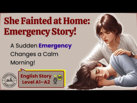 She Fainted! Emergency Story Level 1🏥 | Medical English Vocabulary A1