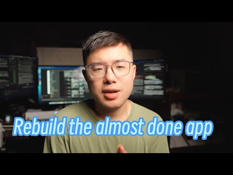I decided to rebuild the app that I almost finished