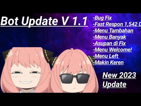 Update V 1.1 !! menu Makin Banyak Bot Wa Gratiss!! #botwaterbaru #botwa