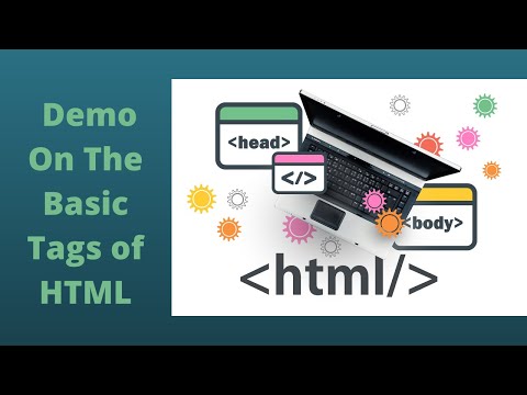 Working demo of basic tags of html.