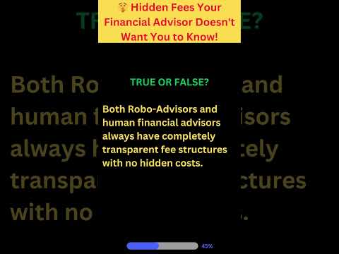 🤫 Are Financial Advisors Hiding THIS From You? (Fees EXPOSED + Investing Quiz!)