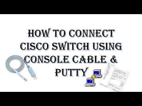 How to Connect Cisco Switch using Console Cable and PUTTY Step-by-Step