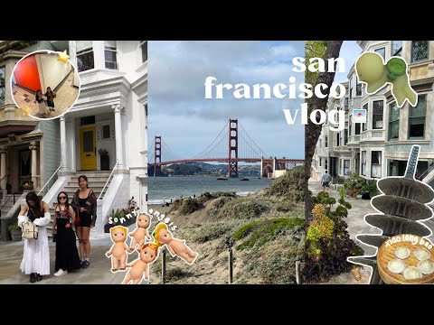 san francisco vlog 🌁: Golden Gate Bridge, Japantown + sonny angel unboxing