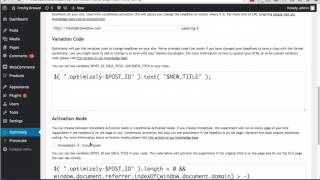 How To Install & Configure Optimizley - WordPress Plugin