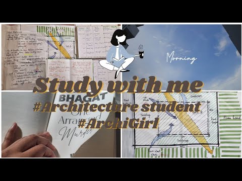 Study With Me! #A Day In My Life as an Architecture student#Archigirl#Designbrief#siteanalysis#DIML