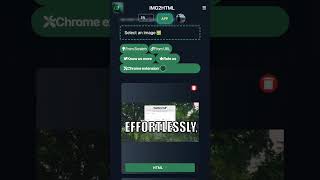 Transform Your Images into HTML Code in Seconds! #TechTips #WebDesign #HTML