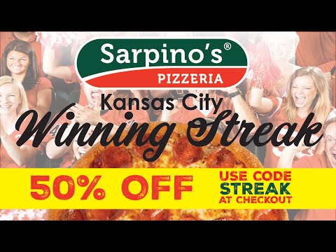50% Off Today Only! Celebrate Kansas City’s Winning Streak with Sarpino’s 🍕🏈