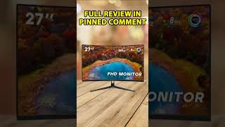 CRUA 27 Inch 165hz 144hz Curved Gaming Monitor Review #shorts