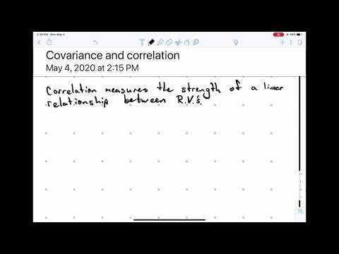 Introduction covariance and correlation