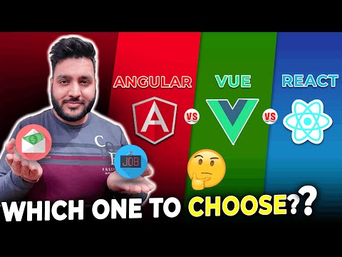 React vs Angular vs Vue - Uncover the Highest Earning 💸 Programming Language in 2023? | hindi