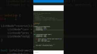 LeetCode Challenge | 234. Palindromic Linked List | #coding #shorts #c++ #viralshorts #programming