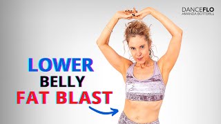 Intense LOWER BELLY FAT BLAST - ( FLAT ABS workout No Equipment )