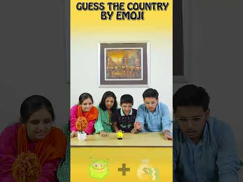 Guess The Country By Emoji 😃 🚩 #shorts #youtubeshorts #familygames