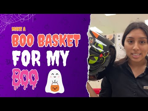 Making a boo basket! w/ reaction 2024