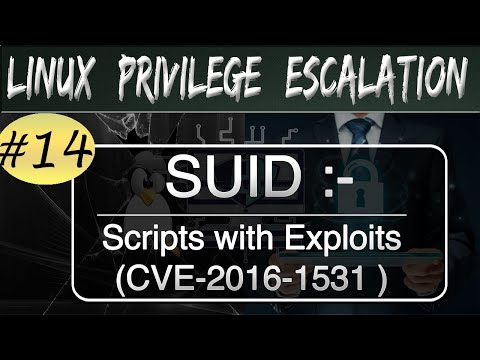 Linux Privilege Escalation : SUID scripts with known Exploits  ||cve-2016-1531||