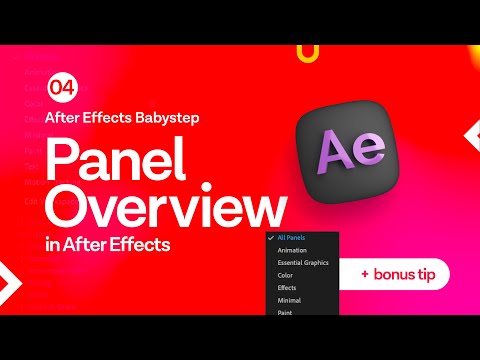 04 - Learn Adobe After Effects 2025 - Panel Overview
