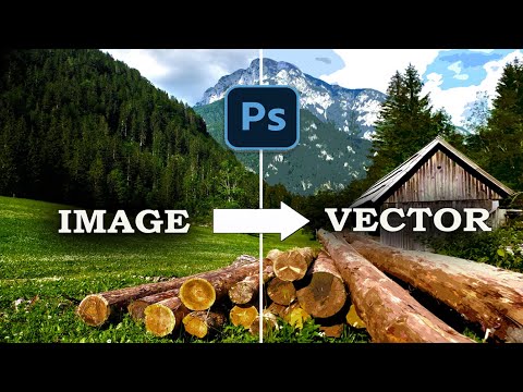 Convert Any Photo to Vector Image in Adobe Photoshop | Beginner Friendly Tutorial