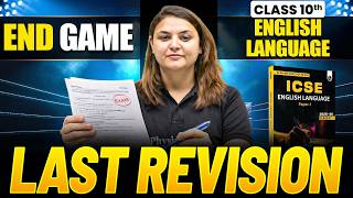 ICSE Class 10 ENGLISH LANGUAGE Last Revision in One Shot 🔥| Complete Marathon