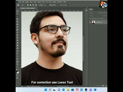 Turn Normal Glasses Into Colourful Glasses Using Photoshop Trick #shorts #photoshop