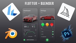 Car Configurator App Concept Made With Flutter, Blender and Midjourney