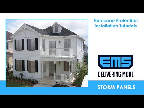 Hurricane Protection Storm Panel Installation Tutorial