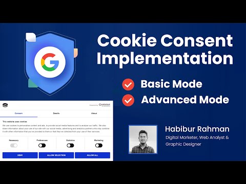 Cookie Consent Setup with GTM | Basic Mode and Advanced Mode implementation |Cookie Consent v2 Setup