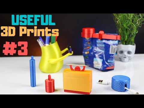 USEFUL 3D Prints | 6 Practical 3D Printed Ideas #3