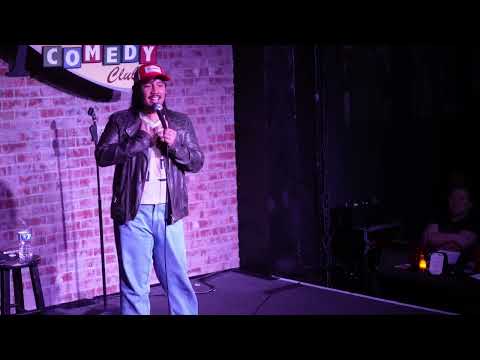 Comedian gets on stage high