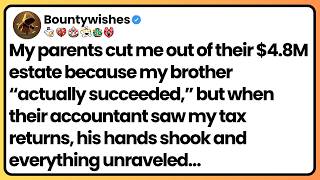 My parents gave my inheritance to my brother. Their accountant saw my tax returns and went pale.