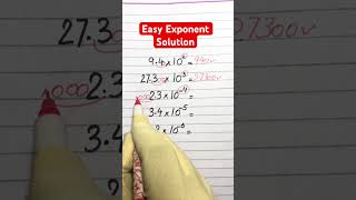 Easy exponent solution|express in ordinary numbers|learn with logic