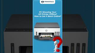 How to fix HP Printer Showing Offline error on your PC? #printertales #hpprinter #printer #offline