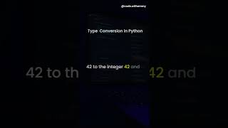 Type conversion in python