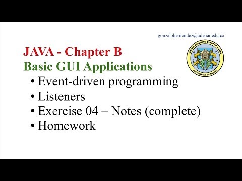 Java B04 - Event driven