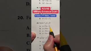 ASVAB Questions answered Math Knowledge 20 #army #math