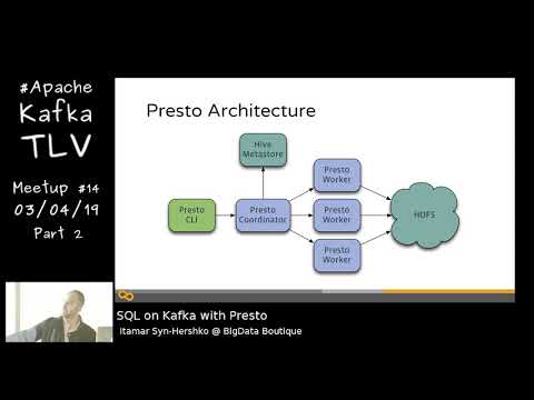 SQL on Kafka with Presto (at Apache Kafka TLV)