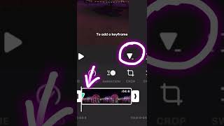 How to use keyframes in Inshot app #inshot #videoediting #inshoteditor