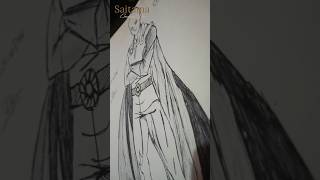 Saitama Art 🎨| Anime Drawing| Creative Dev #shorts #art #saitama