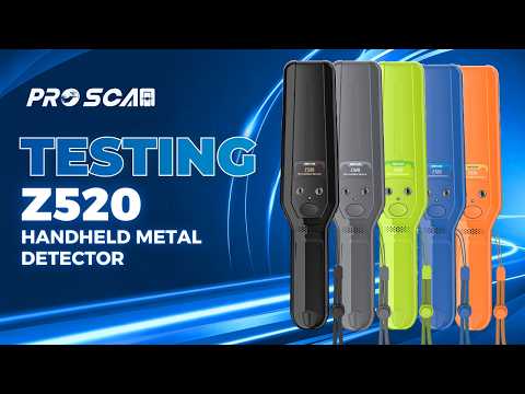 Handheld Metal Detector | Z520 - ProScan Global